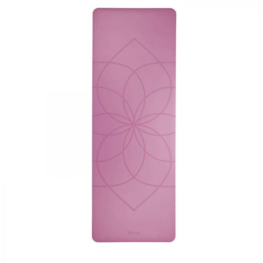undefined | Tapete de yoga estampado Phoenix lavanda – 4mm PU borracha natural