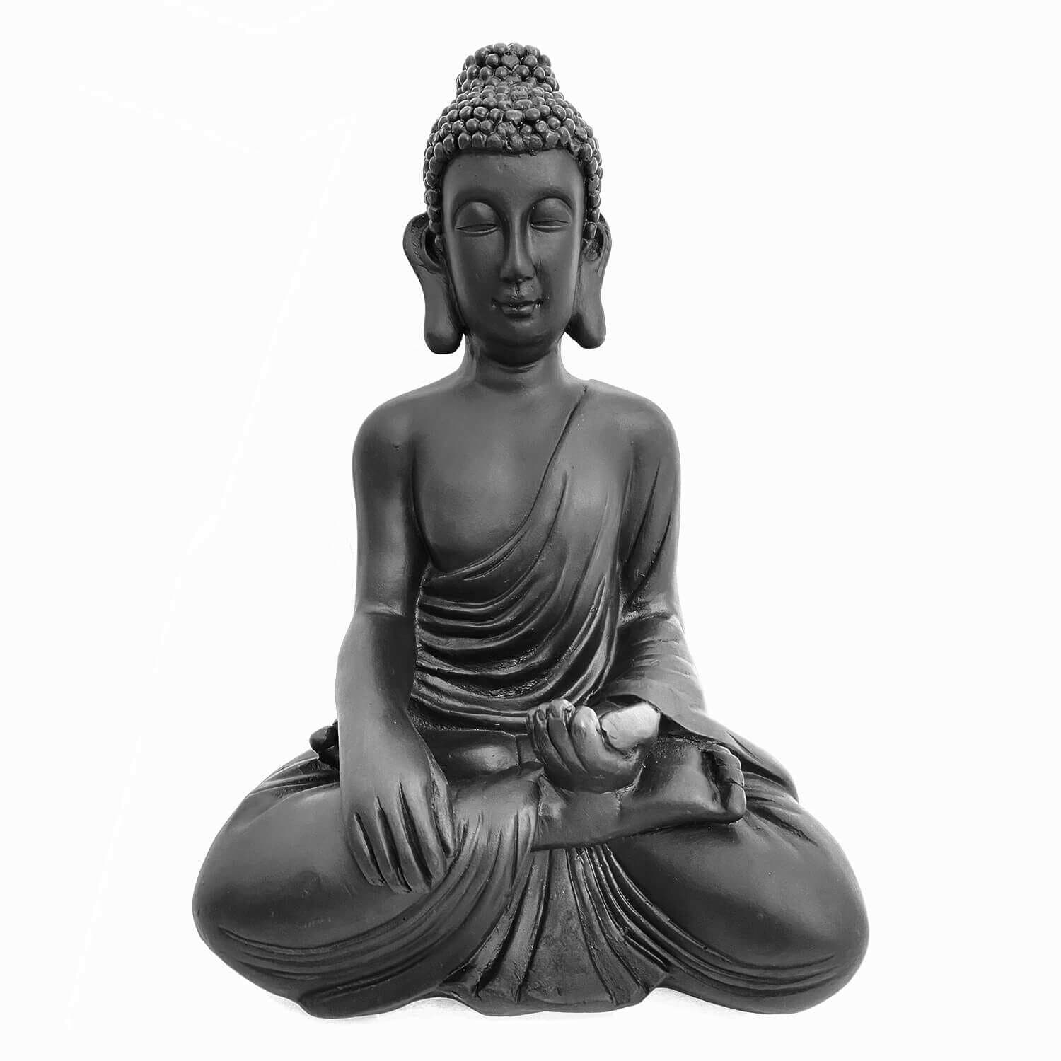 undefined | Estátua Buddha Tocando a Terra - Bhumisparsha Mudra