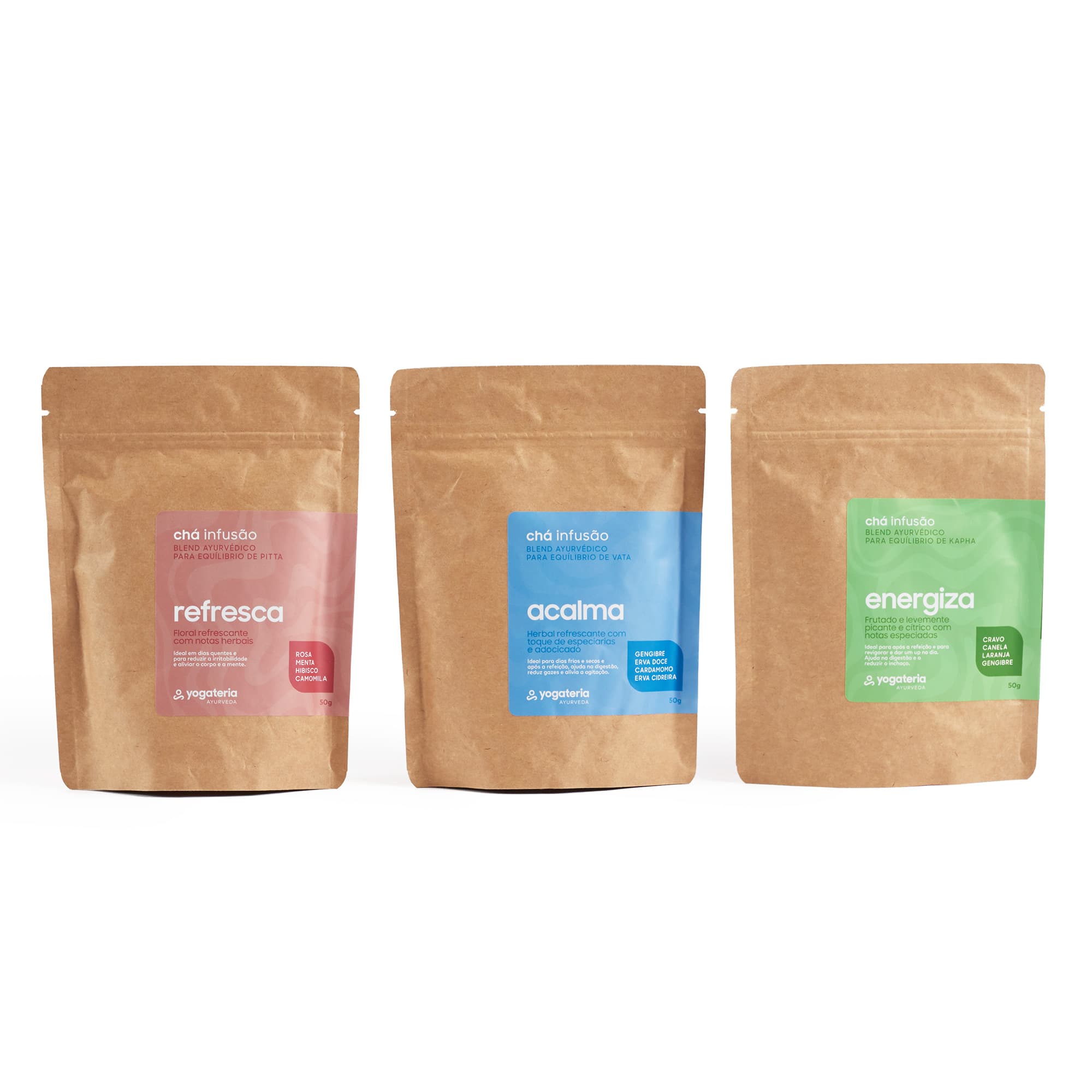 undefined | Kit 3 Chás - Ayurveda Tridosha