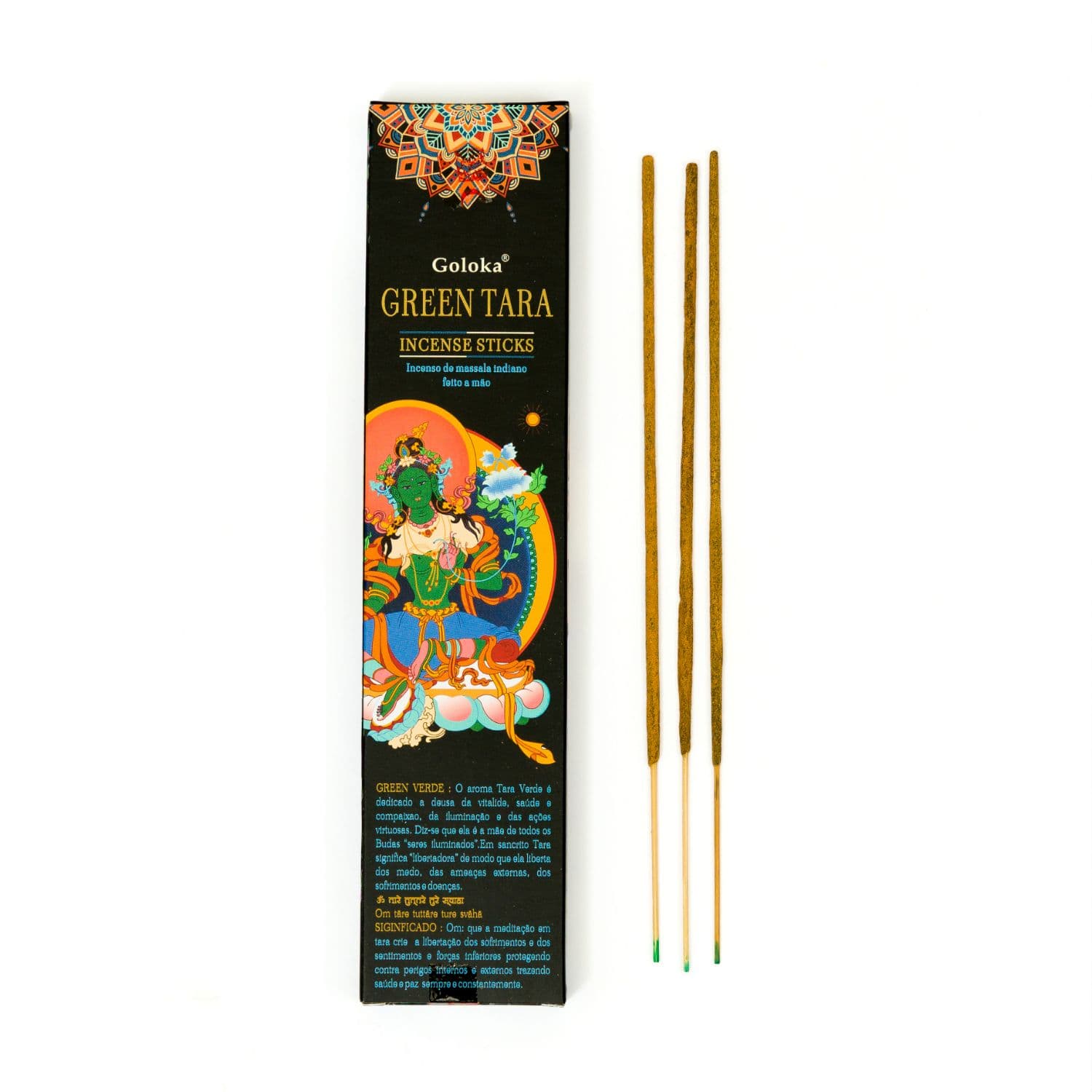 undefined | Incenso Massala Tara Verde Goloka