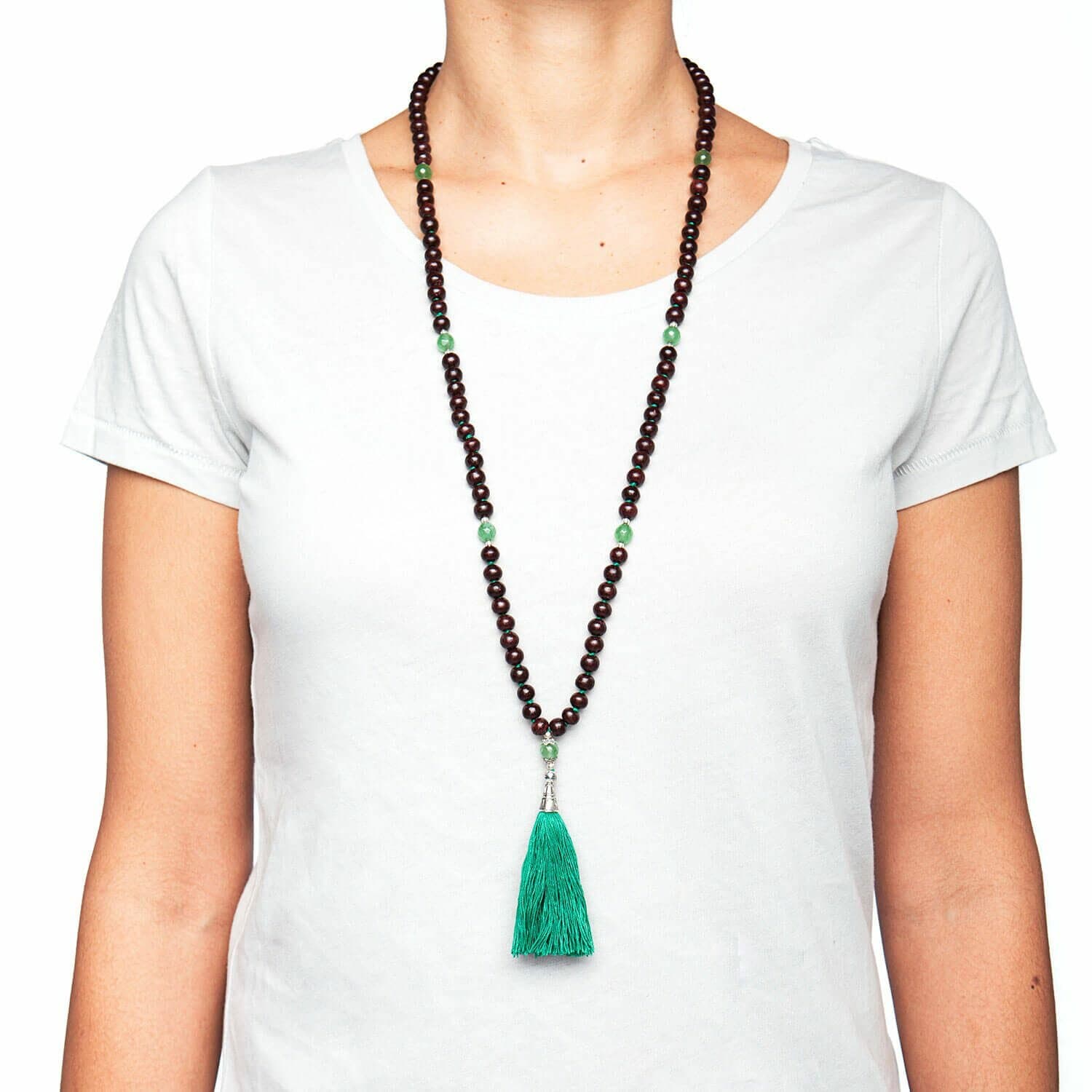 undefined | Japamala Rosewood e Ônix Verde