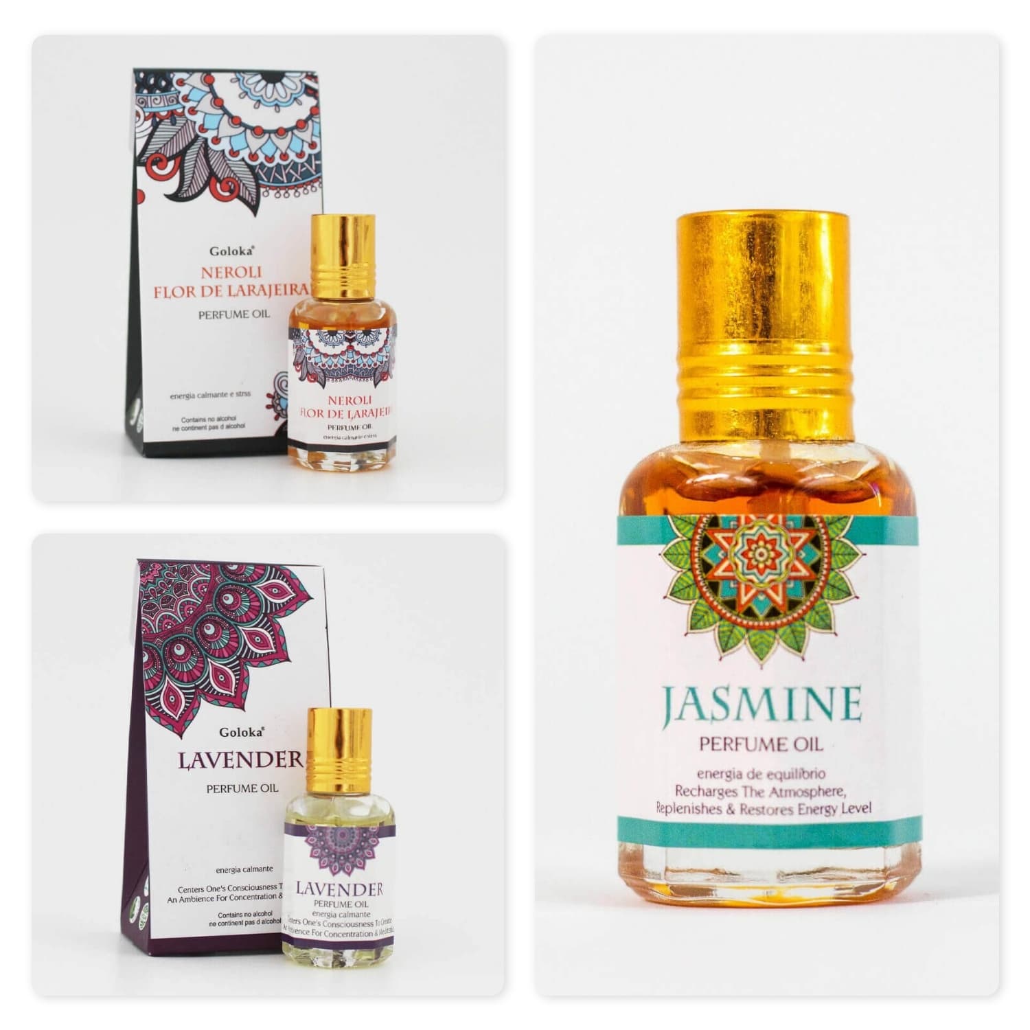 undefined | Kit 3 Perfumes Indianos Goloka