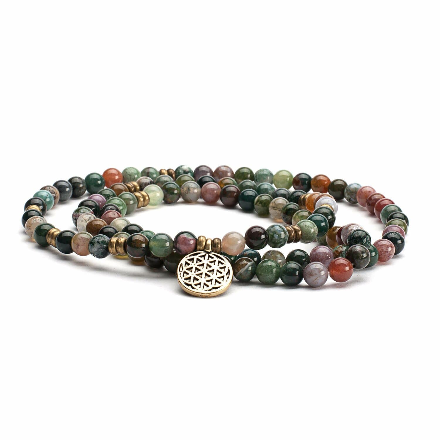 undefined | Pulseira-Colar Mala Ágata Indiana