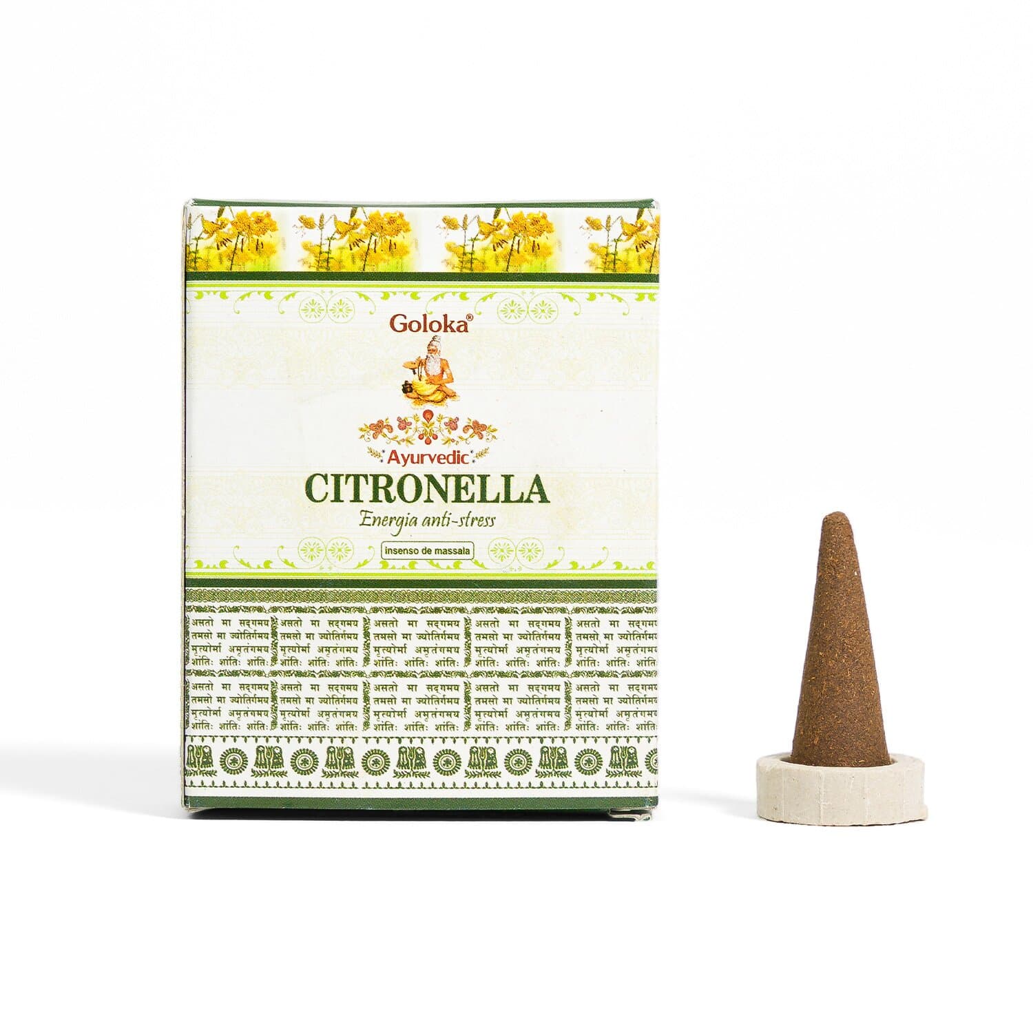 undefined | Incenso Cone Citronela Goloka