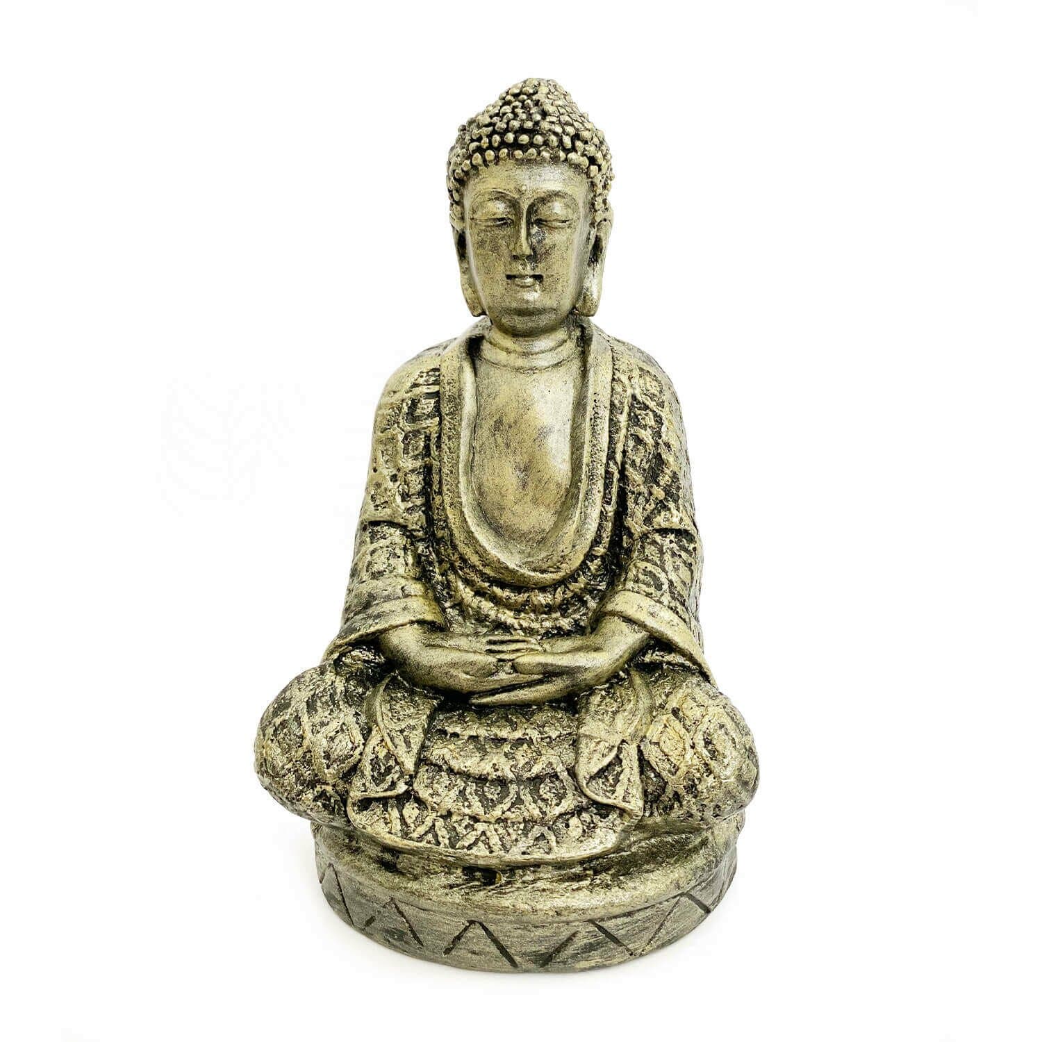 undefined | Estátua Buddha Meditando - Dhyana Mudra