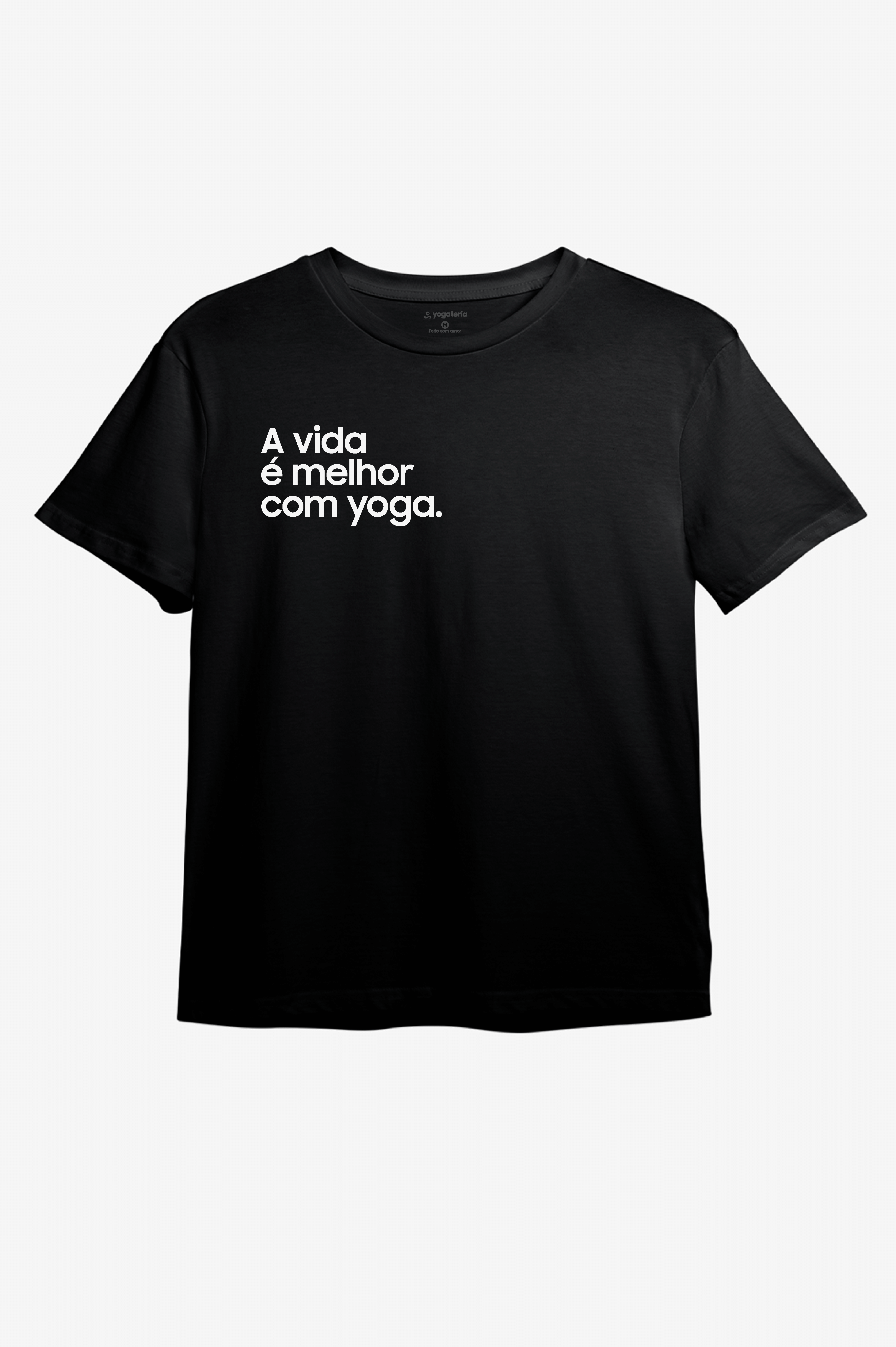 undefined | Camiseta A vida é melhor com yoga