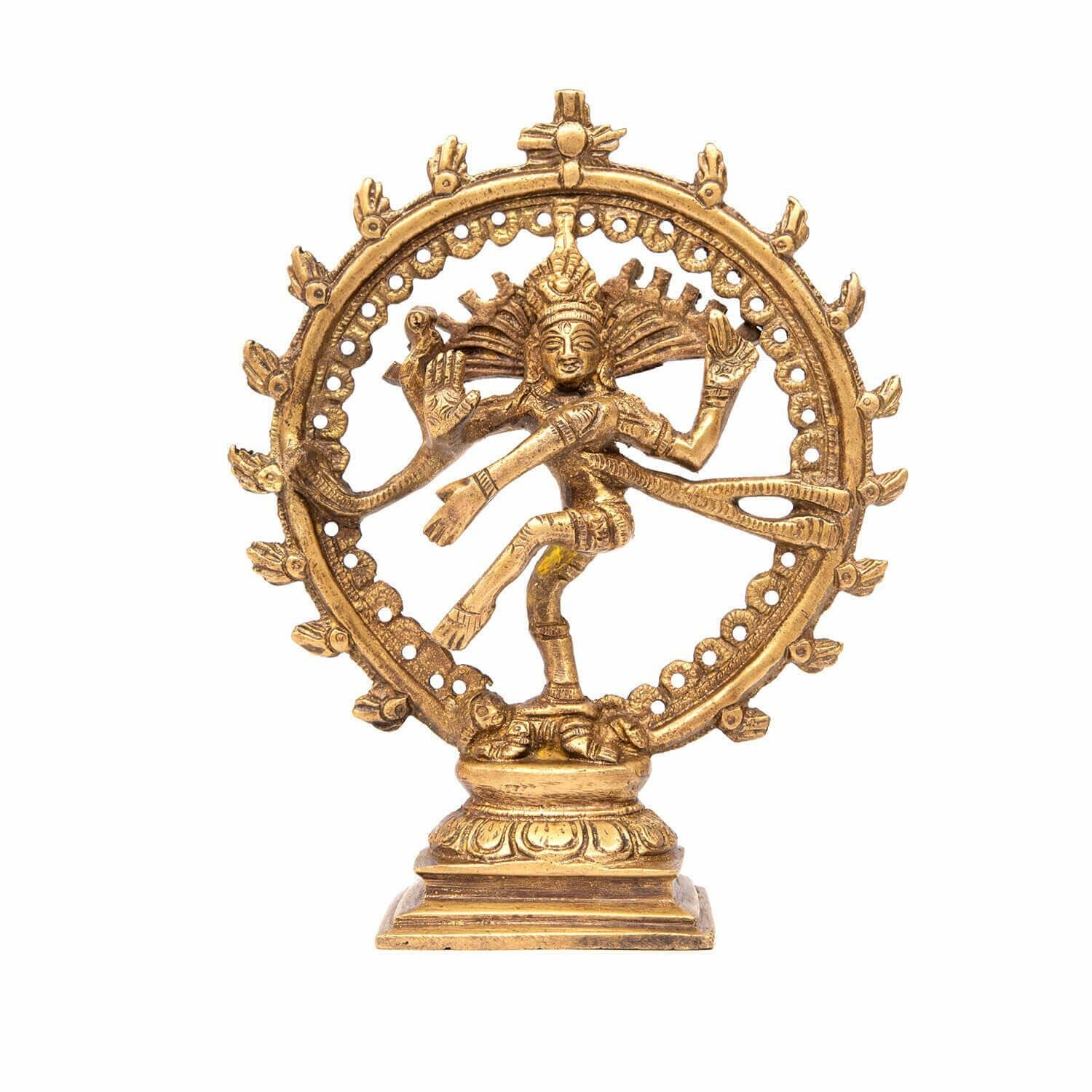 undefined | Estátua Shiva Nataraja - Bronze 14cm