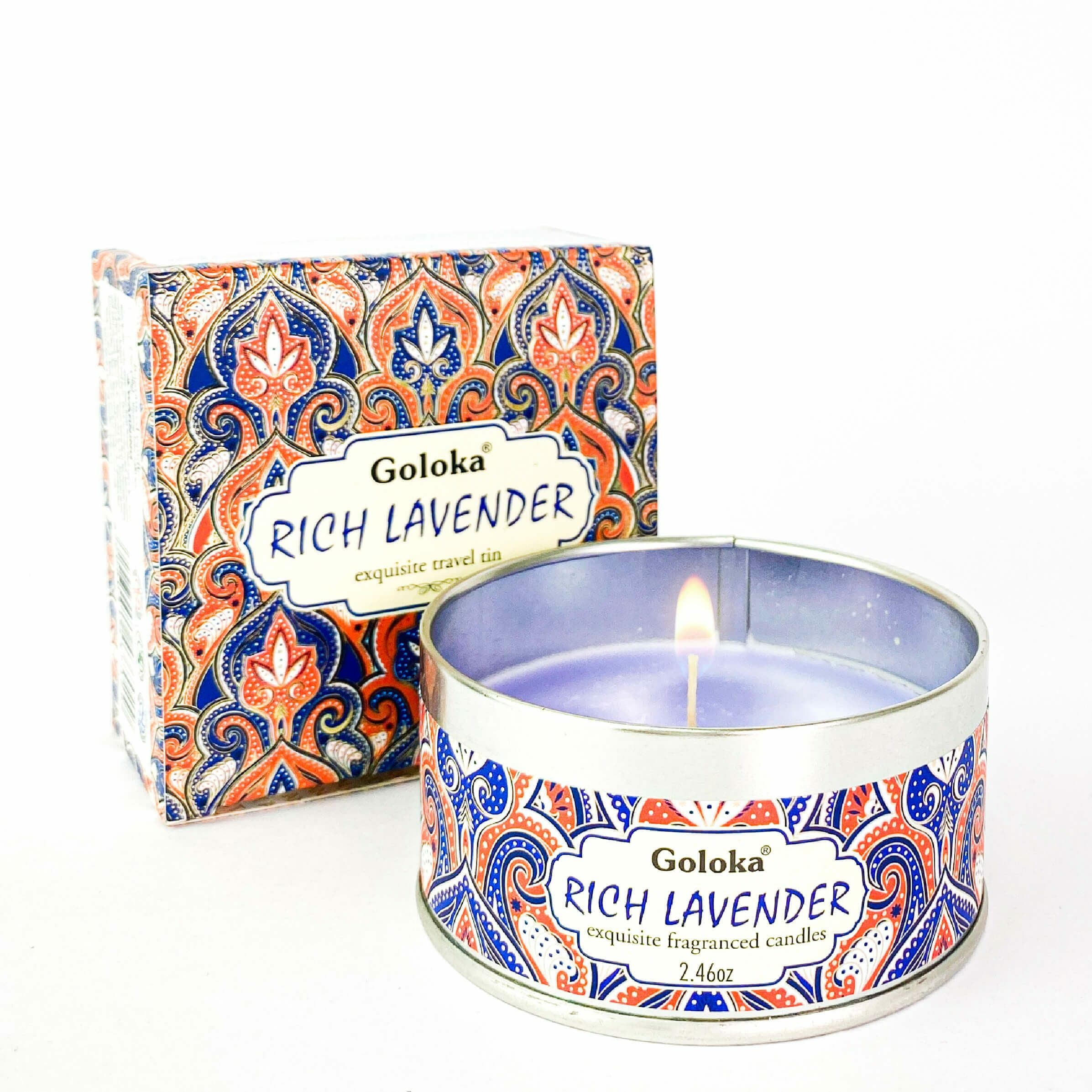 undefined | Vela Aromática Lavanda Goloka
