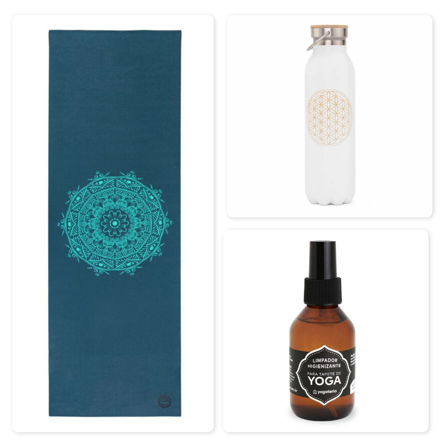 undefined | Kit Yoga Mandala e Garrafa