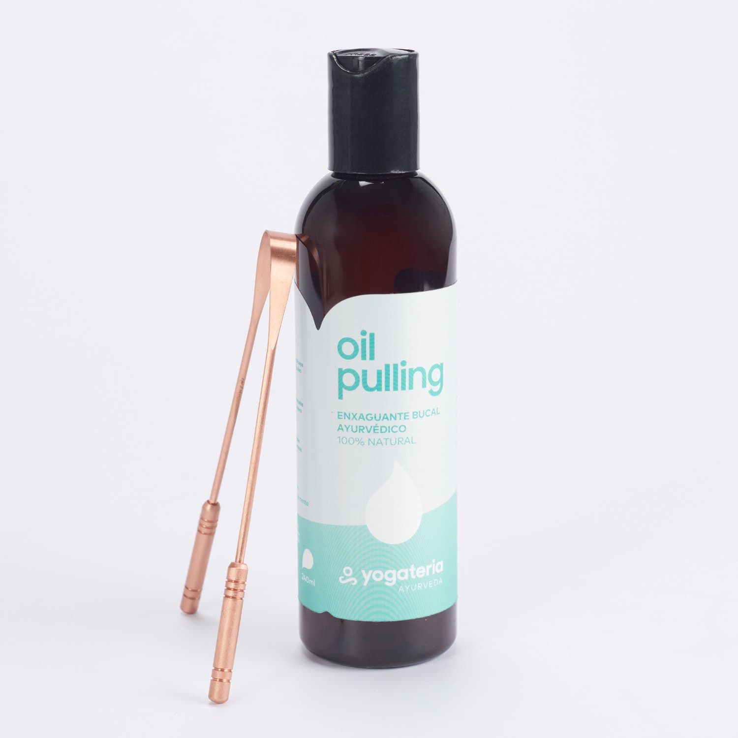 undefined | Kit Higiene Oral - Oil Pulling e Raspador de Língua
