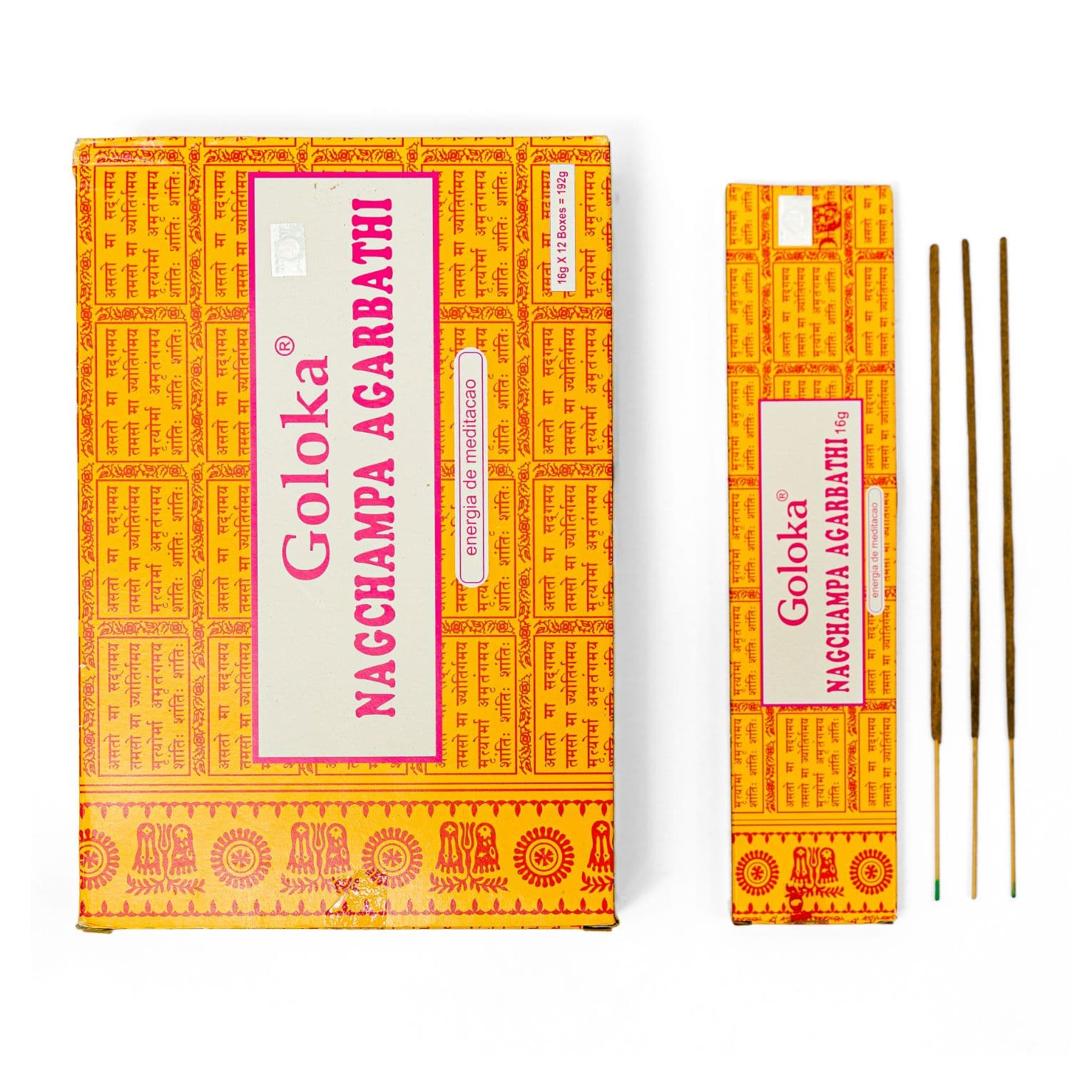 undefined | Incenso Massala Nag Champa Agarbathi  Goloka