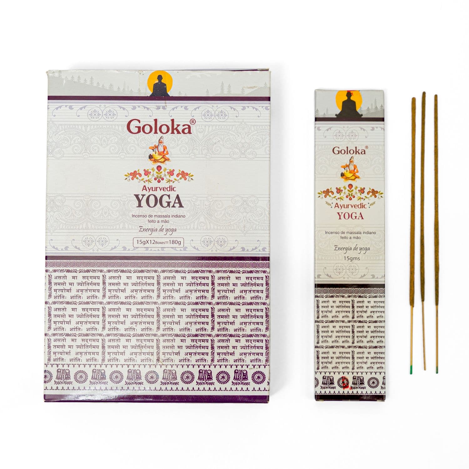 undefined | Incenso Massala Ayurvédico Yoga Goloka