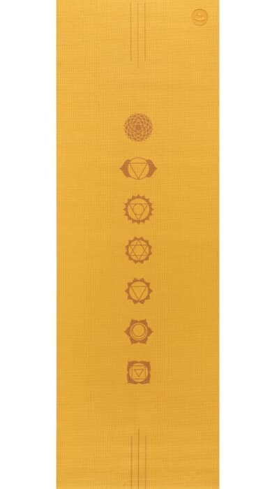 undefined | Tapete de yoga estampado Leela Chakras - 4.5mm PVC ecológico