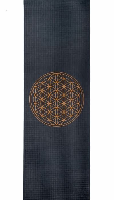 undefined | Tapete de yoga estampado Leela Flor da Vida – 4.5mm PVC ecológico