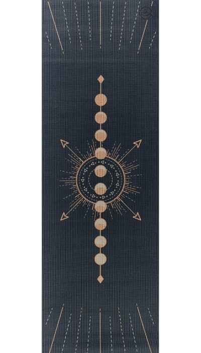 undefined | Tapete de yoga estampado Leela Luna Align - 4.5mm PVC ecológico