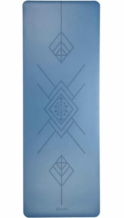 undefined | Tapete de yoga estampado Phoenix azul – 4mm PU borracha natural